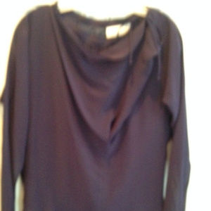 Purple Silk skirt and top by Richard Assatly